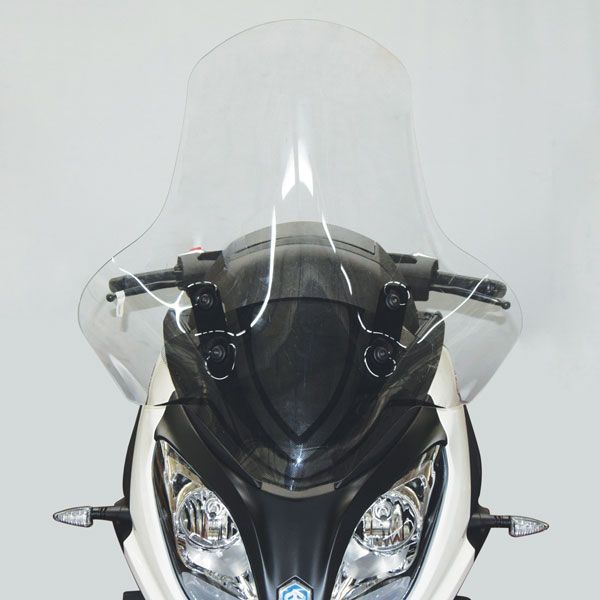 Isotta Medium Screen | Clear | Piaggio Mp3 300 and 500 HPE - Pyramid Motorcycle Accessories