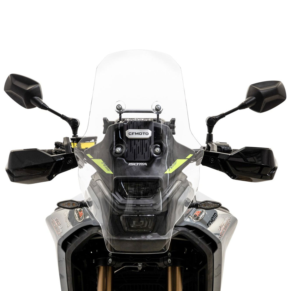 Isotta Rally Storm Guard Screen | Clear | CFMoto MT 450 - Pyramid Motorcycle Accessories