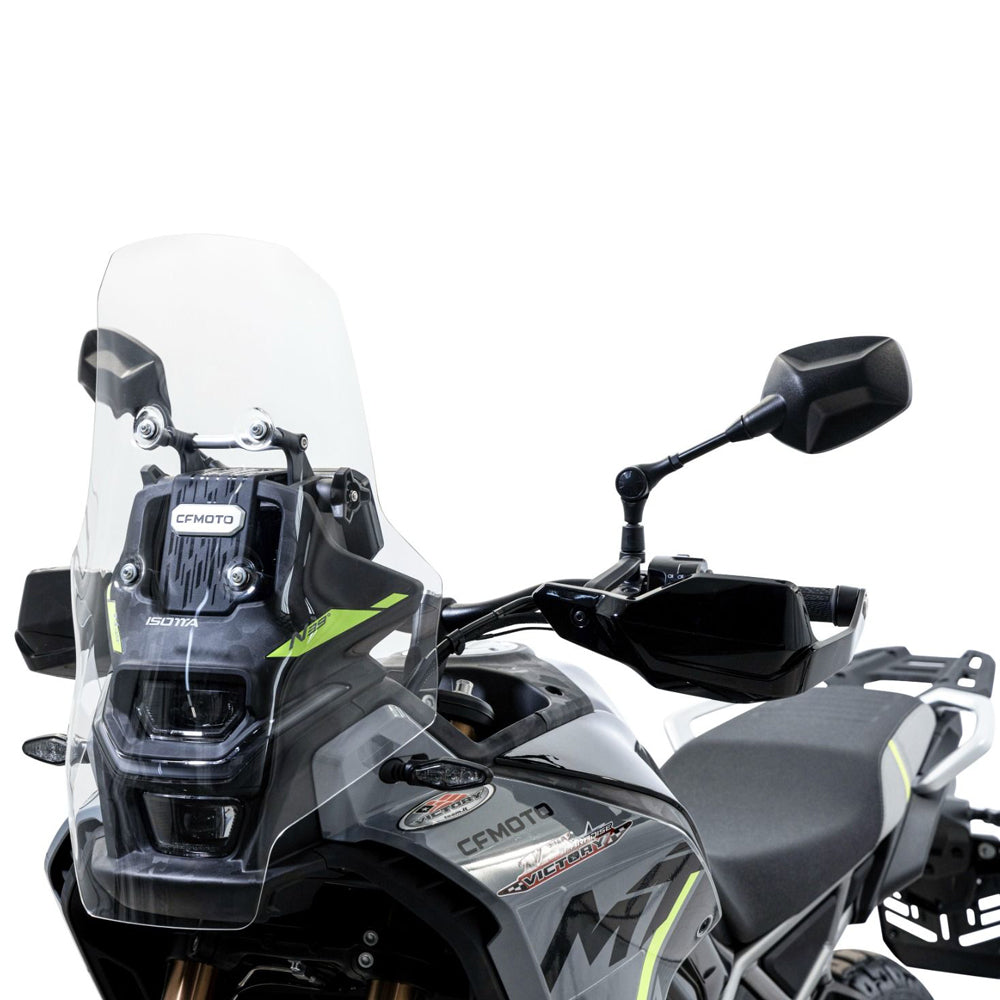 Isotta Rally Storm Guard Screen | Clear | CFMoto MT 450 - Pyramid Motorcycle Accessories
