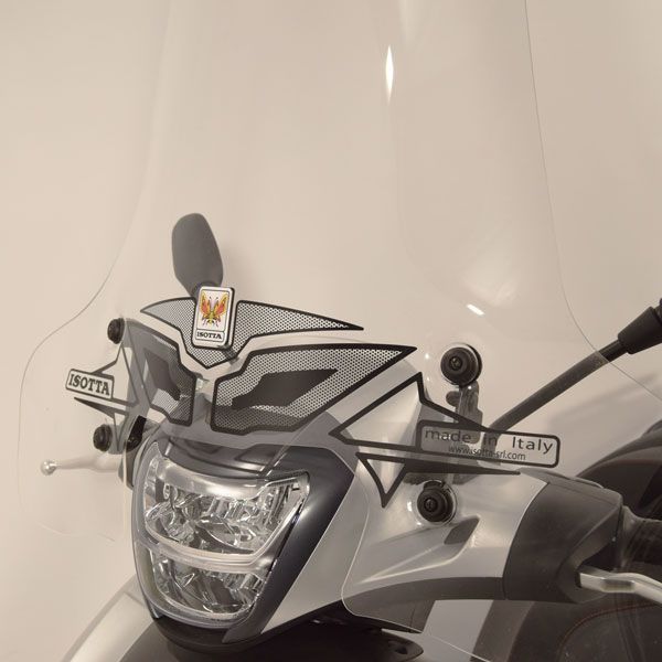 Isotta Medium Screen | Clear | Piaggio Beverly 300 - 400 HPE - Pyramid Motorcycle Accessories