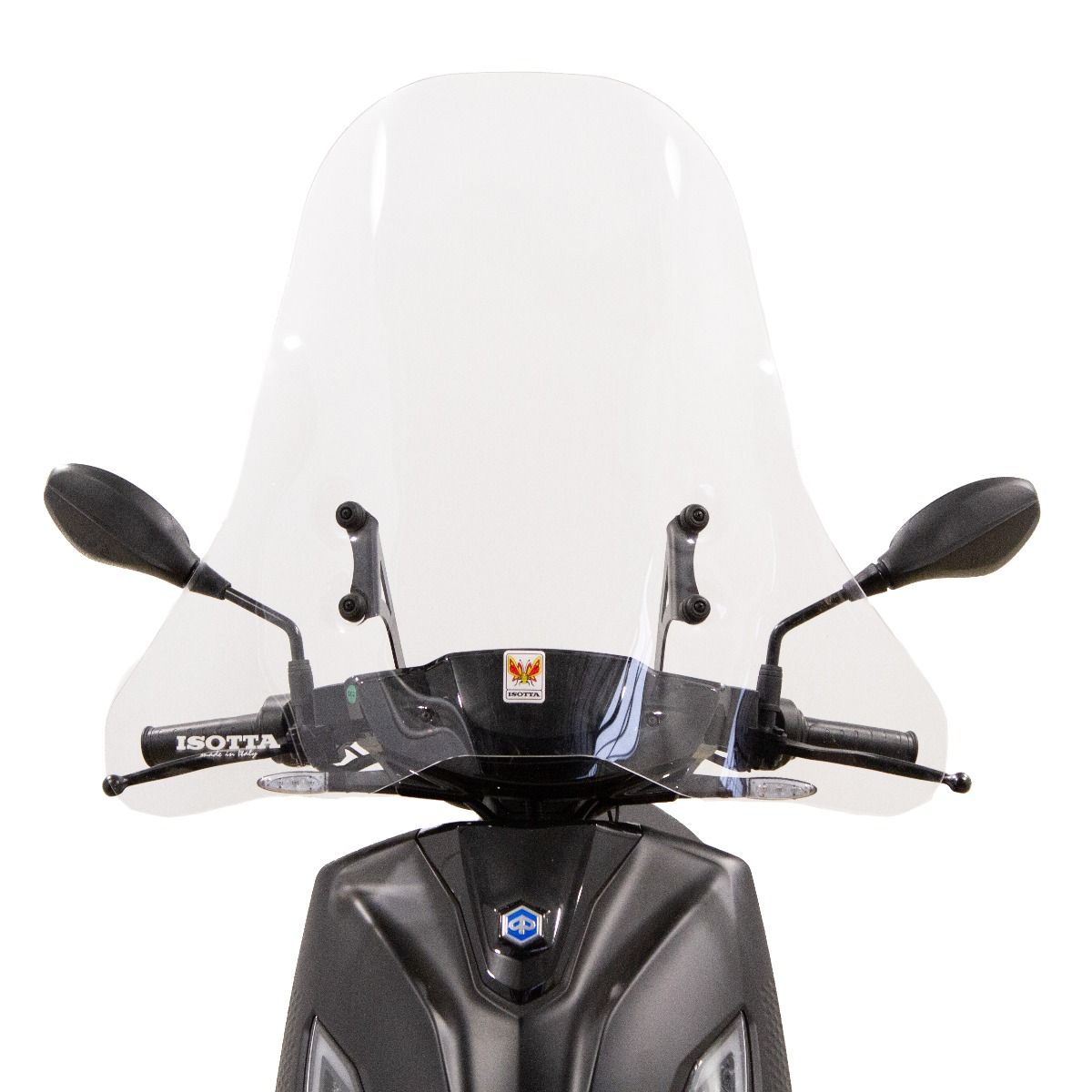 Isotta Screen | Clear | Piaggio One 2021> - Pyramid Motorcycle Accessories