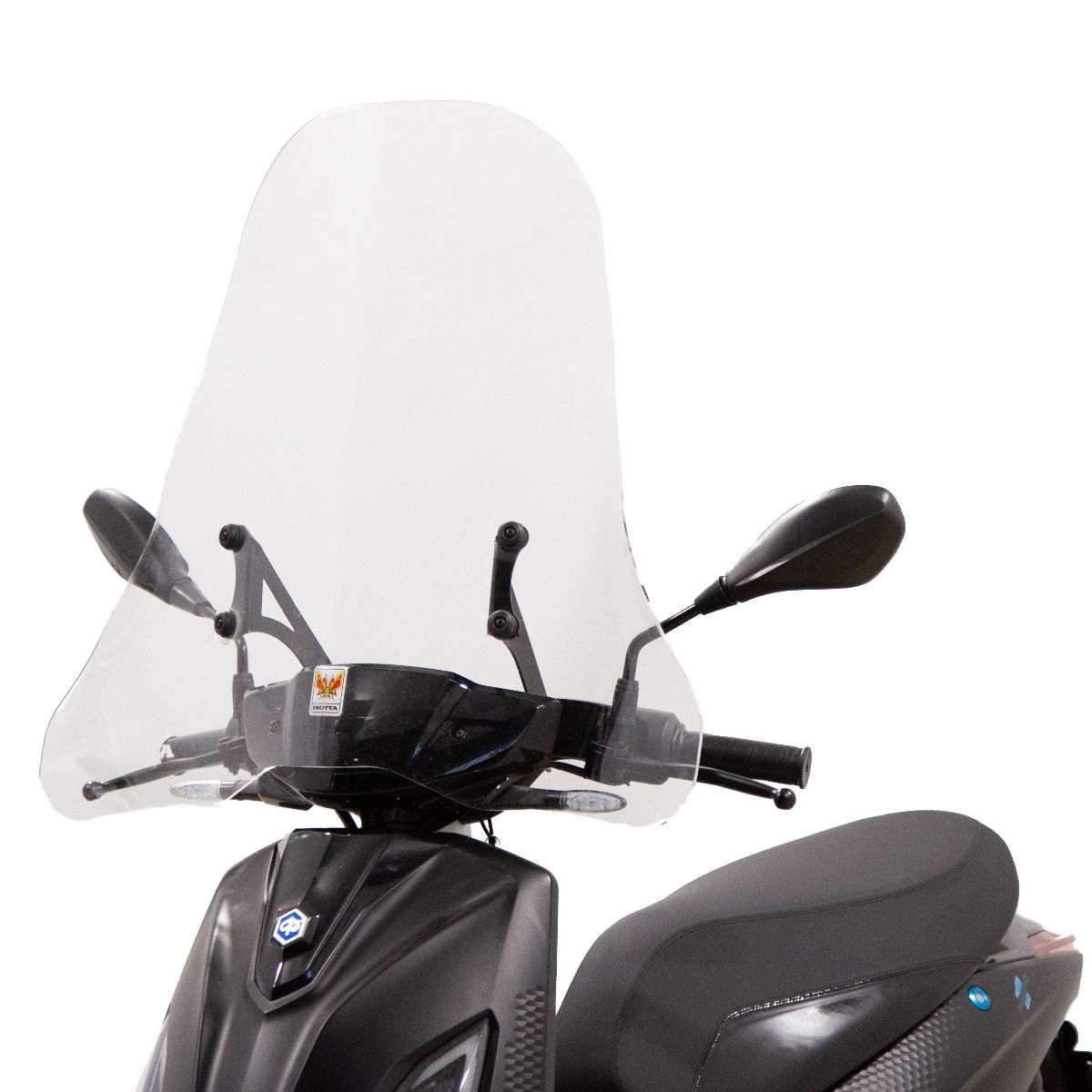 Isotta Screen | Clear | Piaggio One 2021> - Pyramid Motorcycle Accessories