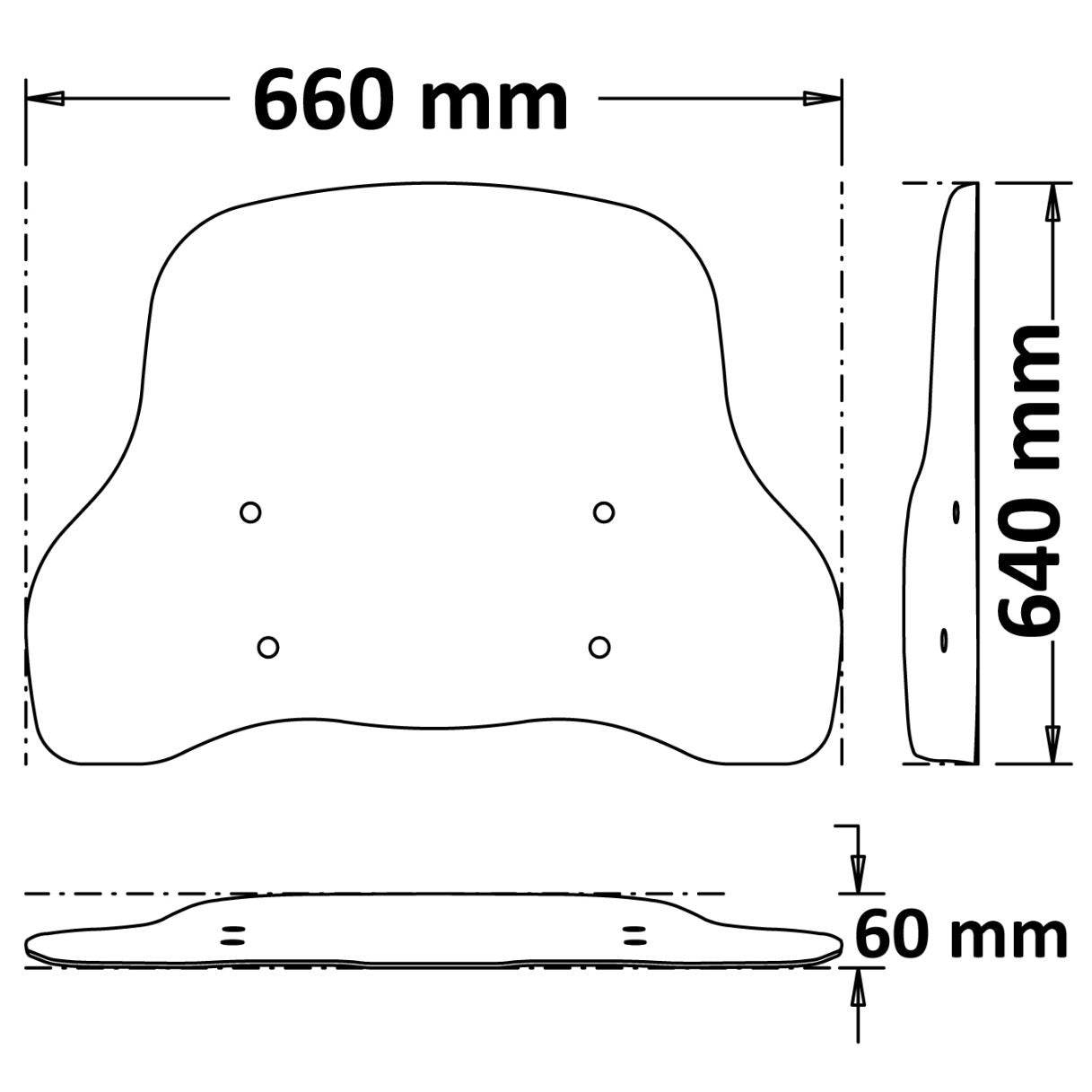 Isotta High Screen | NIU - N1S, NGT, NQI, NQI GT - Pyramid Motorcycle Accessories
