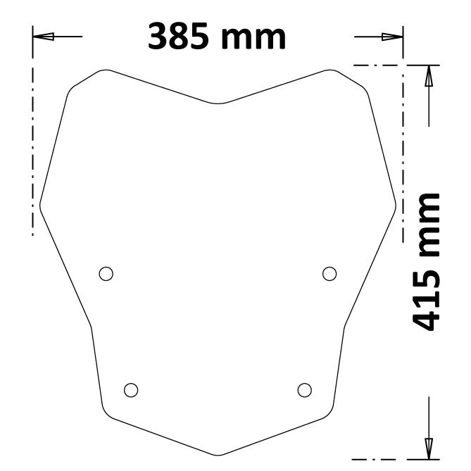 Isotta Screen | Seat MO 125 2021-2024 - Pyramid Motorcycle Accessories