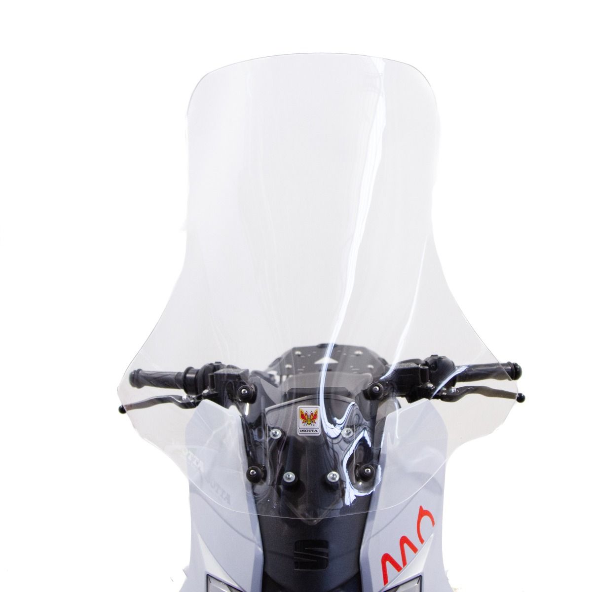 Isotta High Screen | Clear | Seat MO 125 2022> - Pyramid Motorcycle Accessories