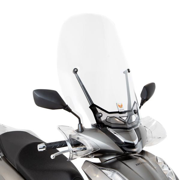 Isotta High Screen with Anti-Sun Refraction | Clear | Honda SH 125I 150I 350I - Pyramid Motorcycle Accessories
