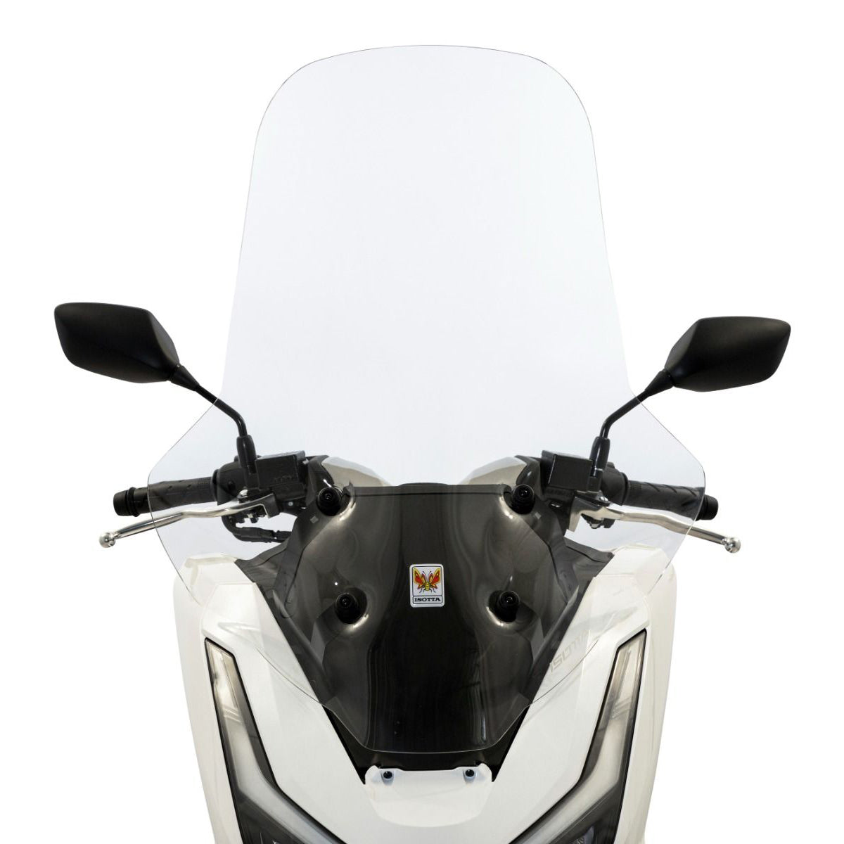 Isotta High Screen | Clear | Honda PCX 125 - Pyramid Motorcycle Accessories