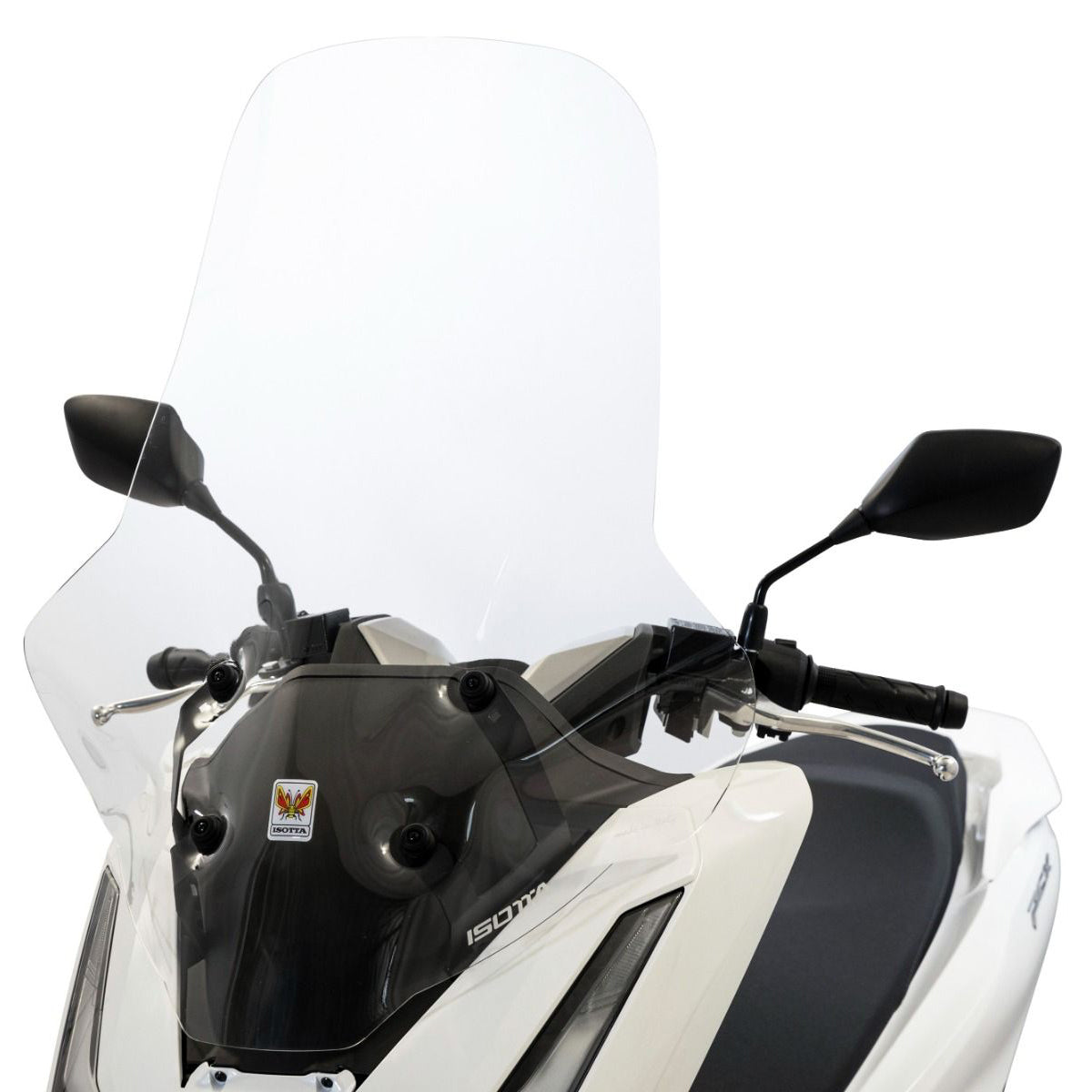 Isotta High Screen | Clear | Honda PCX 125 - Pyramid Motorcycle Accessories