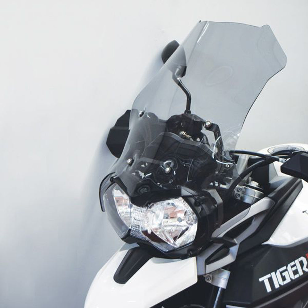 Isotta Low Screen Height Adjustable | Clear | Tiger 800 XCX/XRX - Pyramid Motorcycle Accessories