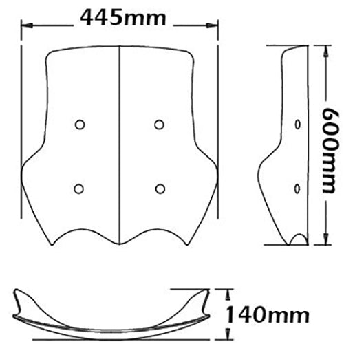 Isotta High Screen | Clear | Moto Guzzi Stelvio 1200 4V - Pyramid Motorcycle Accessories