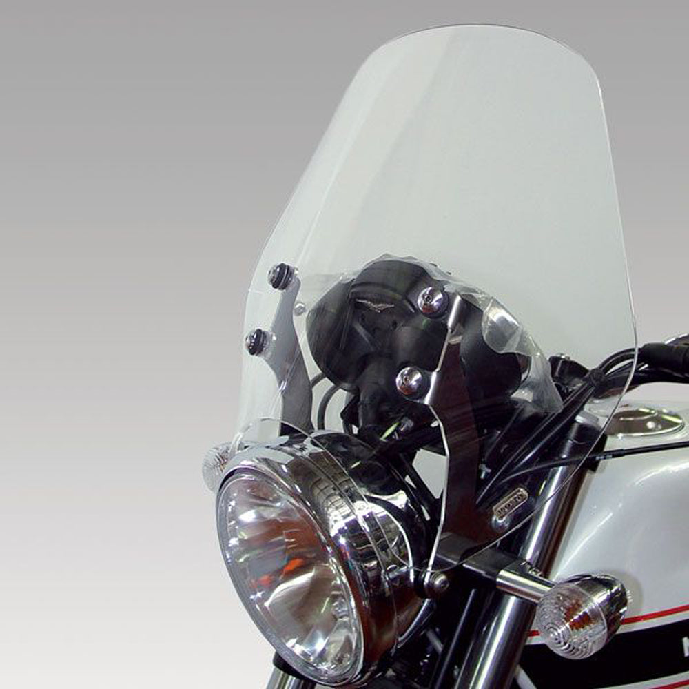 Isotta Screen | Clear | Moto Guzzi V7 / V9 - Pyramid Motorcycle Accessories