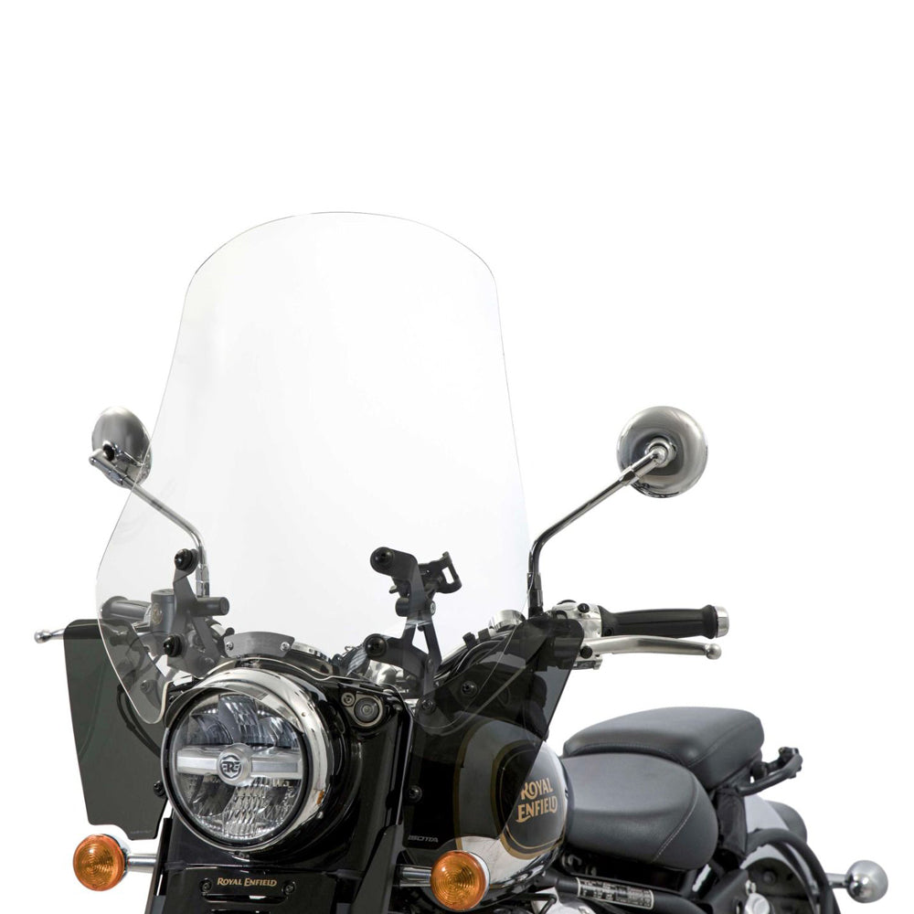 Isotta Tall Screen | Clear | Royal Enfield Classic 650 - Pyramid Motorcycle Accessories