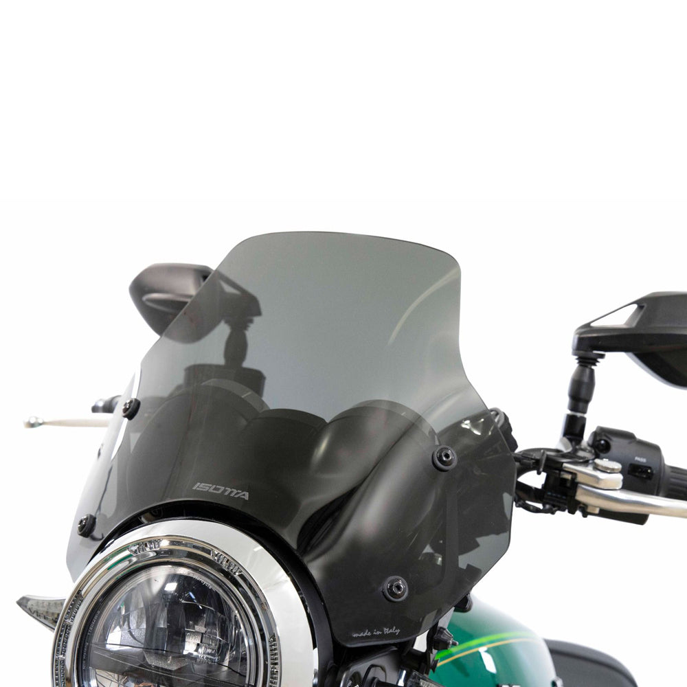 Isotta High Screen | Dark Smoke | Kawasaki Z650 RS - Pyramid Motorcycle Accessories