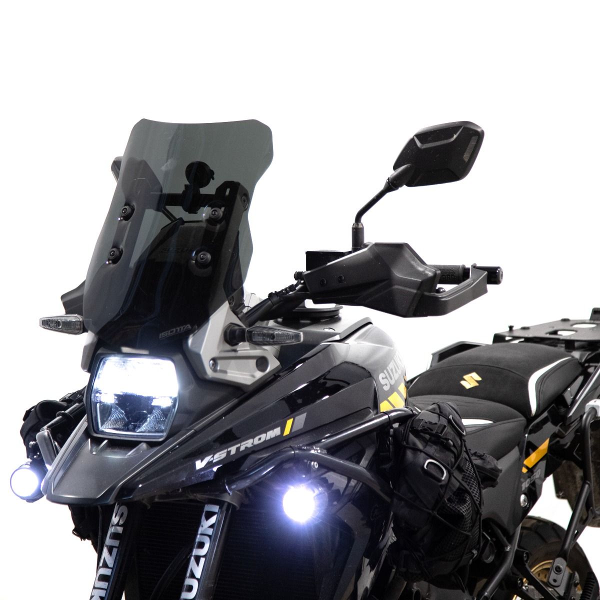 Isotta Low Screen | Dark Smoke | Suzuki V-Storm 1050 2022> - Pyramid Motorcycle Accessories
