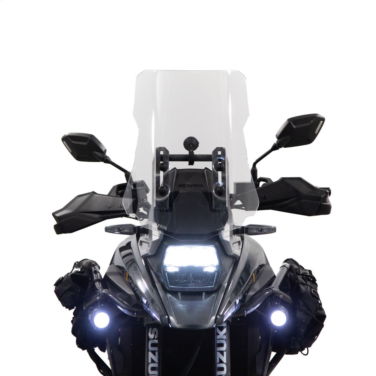 Isotta High Screen | Clear | Suzuki V-Storm 1050 2022> - Pyramid Motorcycle Accessories