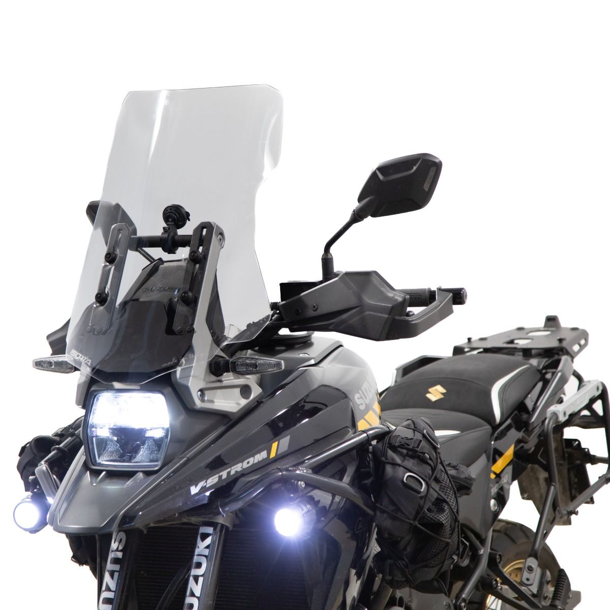 Isotta High Screen | Clear | Suzuki V-Storm 1050 2022> - Pyramid Motorcycle Accessories