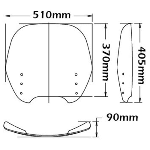 Isotta Screen | BMW R 1100 RT 1994 - 2001 R 1150 RT 2000 - 2006 - Pyramid Motorcycle Accessories