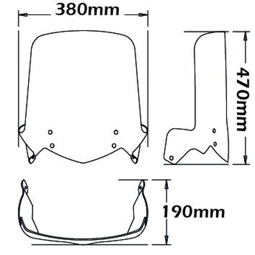 Isotta High Screen | BMW F 650 GS 2004>2007 - Pyramid Motorcycle Accessories