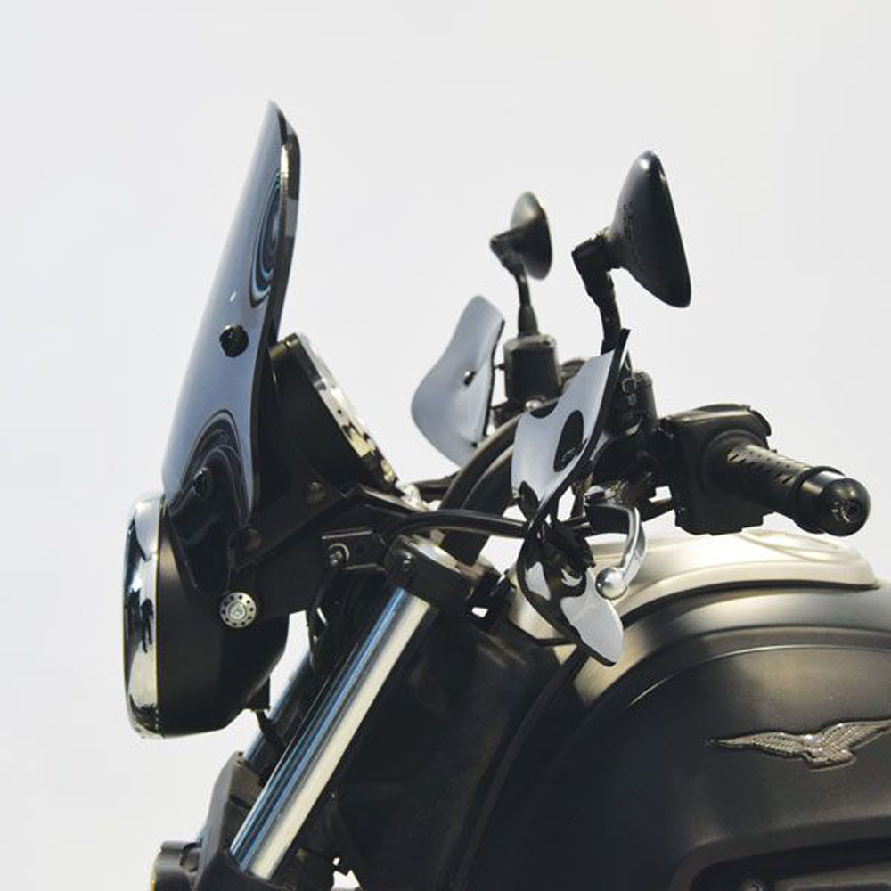 Isotta Small Screen | Dark Smoke | Moto Guzzi Audace 2017-2020 - Pyramid Motorcycle Accessories