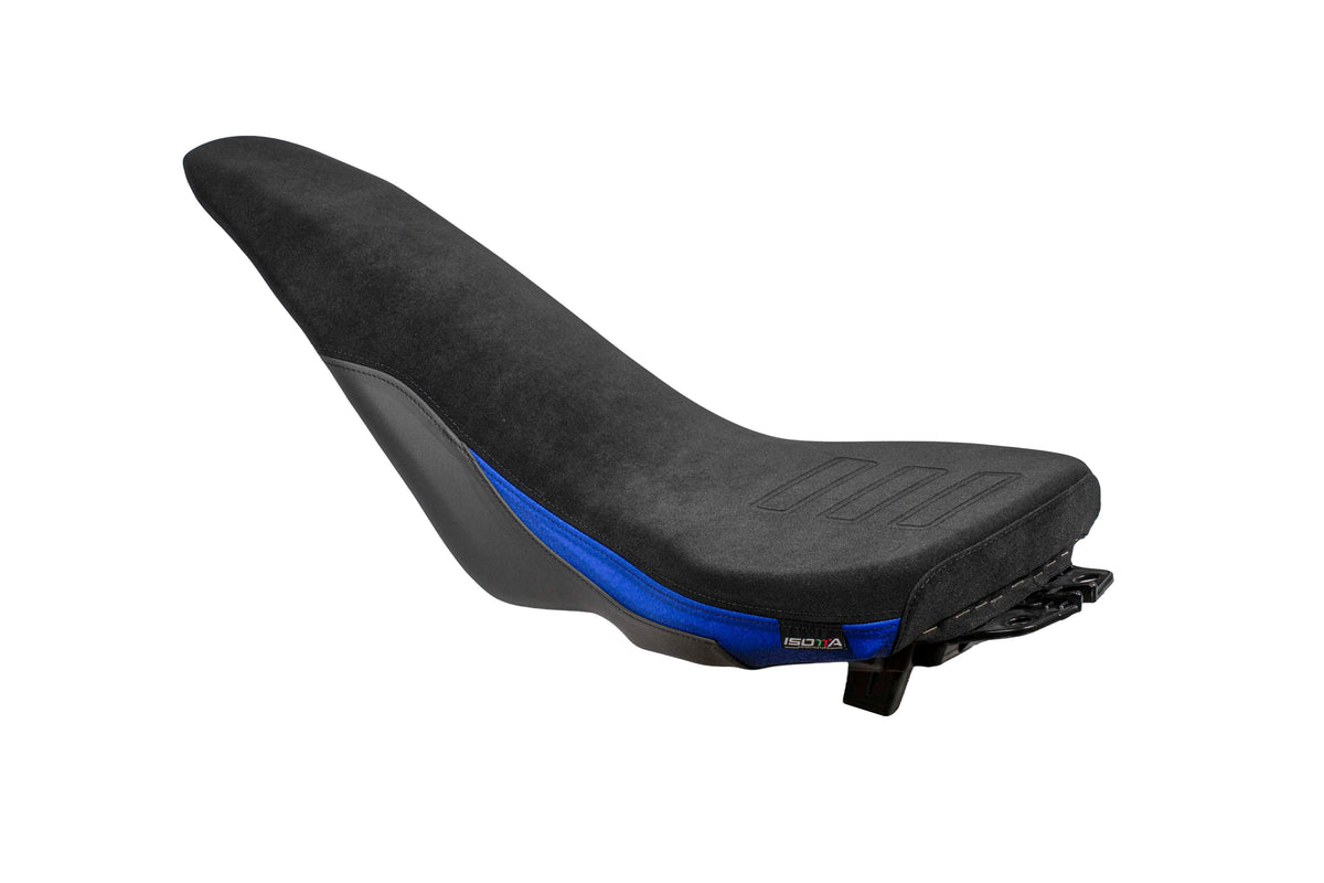 Isotta Comfort Rider Seat | Blue | Yamaha Tenere 700 World Raid 2022-2025 - Pyramid Motorcycle Accessories