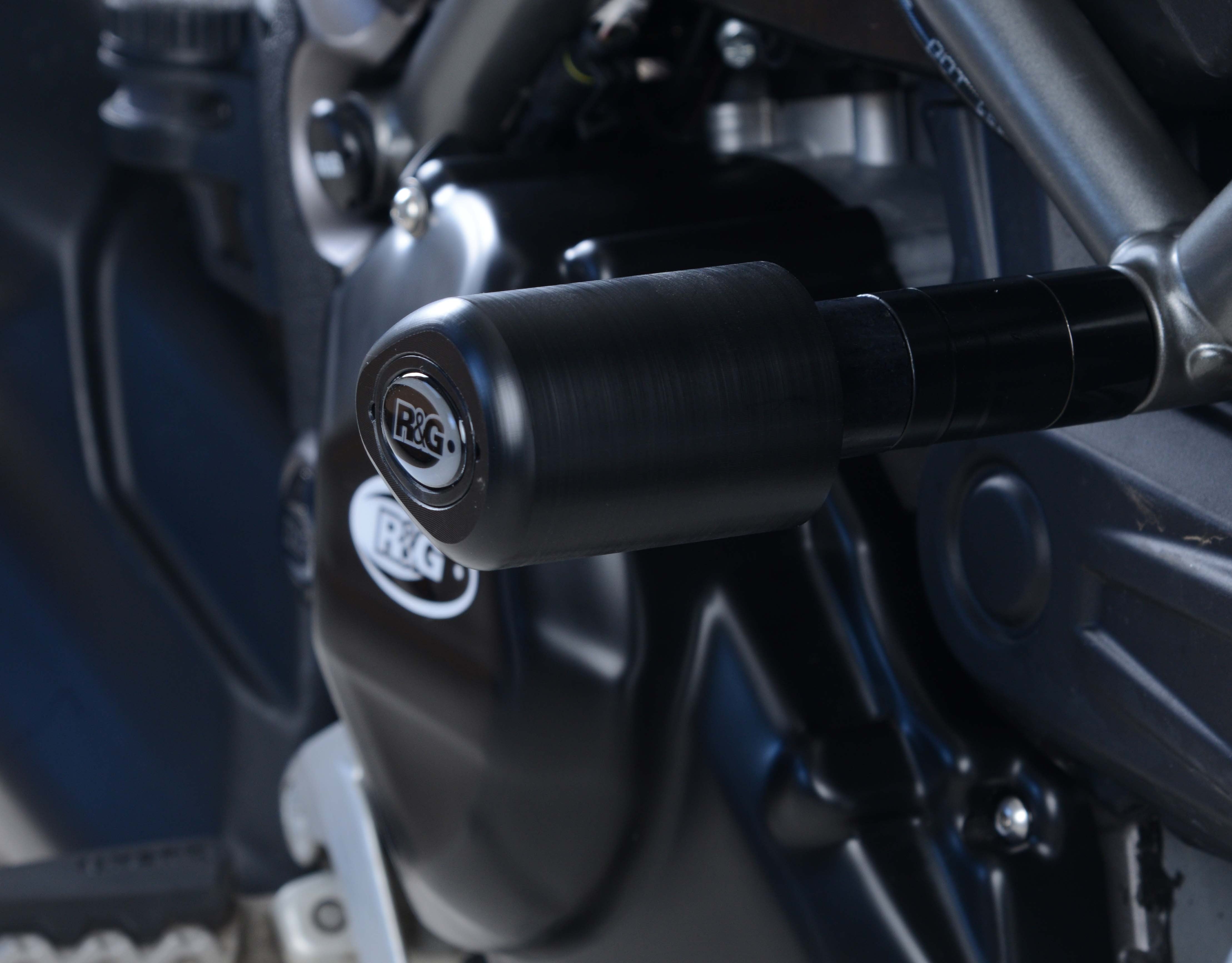 R&G Crash Protectors | Black | Ducati Multistrada V2(S) '22- '24, Multistrada 1260, 1260S, 1260 D-Air and 1260 Pikes Peak '18- models