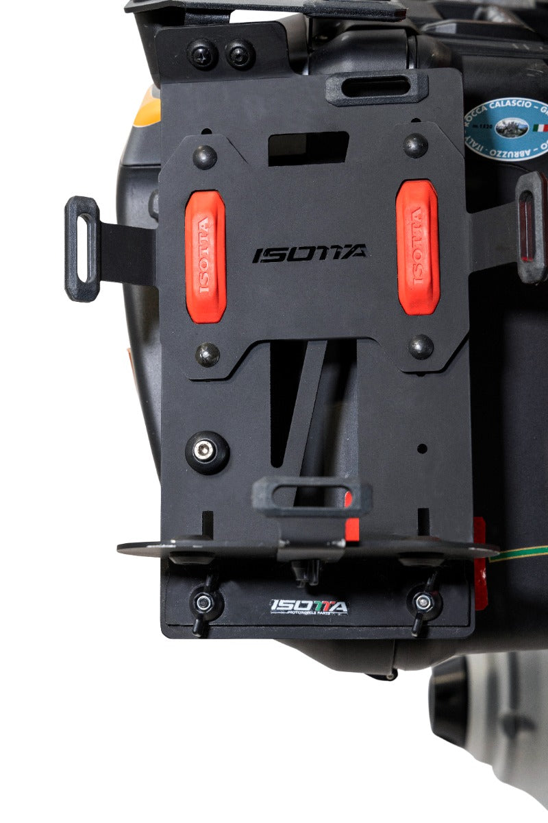 Isotta Canister/Bag Holder For Left Pannier | Black | Moto Guzzi Stelvio 2024Β -Β Shop name
