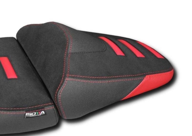 Isotta Comfort Pillion Seat | Black/Red | Honda Africa Twin CRF1100L (incl. Adventure Sport) 2020>Current - Shop name