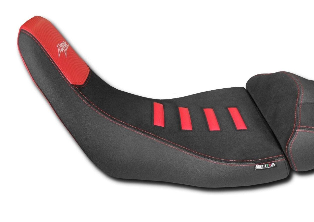 Isotta Comfort Riders Seat | Black/Red | Honda Africa Twin CRF1100L (incl. Adventure Sport) 2020>Current - Shop name