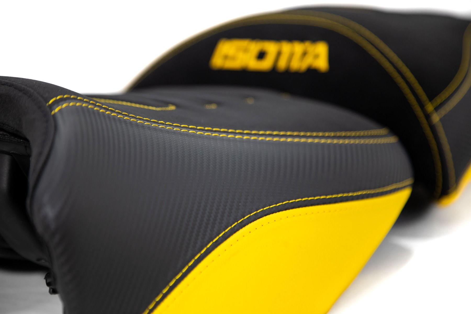 Isotta Comfort Riders Seat | Black/Yellow - 40th Anniversary | BMW R 1250 GS incl. Adventure 2019>2023 - Shop name