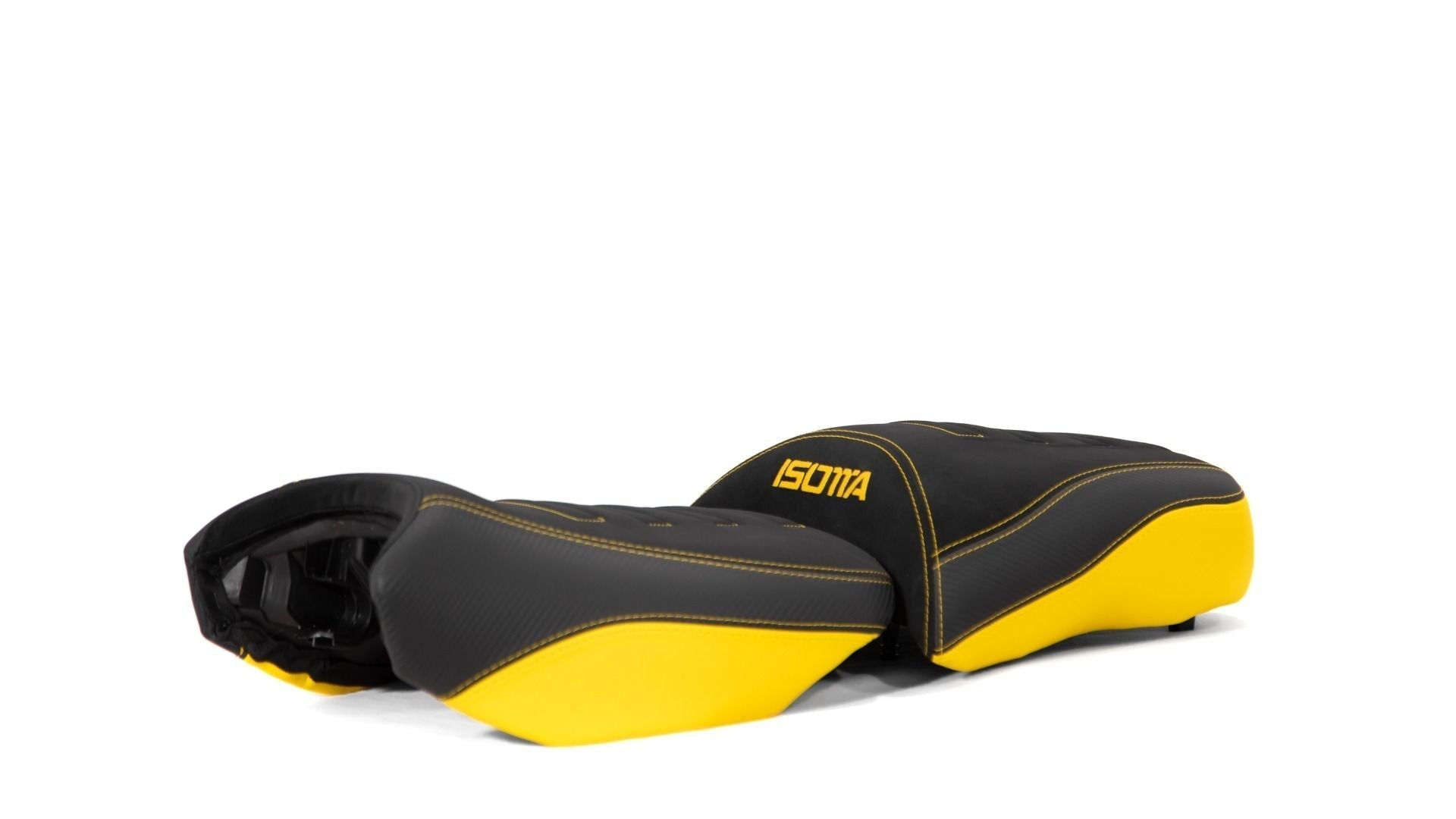Isotta Comfort Riders Seat | Black/Yellow - 40th Anniversary | BMW R 1250 GS incl. Adventure 2019>2023 - Shop name