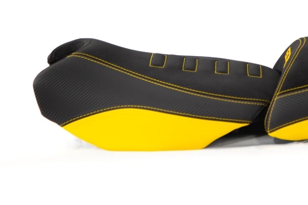 Isotta Comfort Riders Seat | Black/Yellow - 40th Anniversary | BMW R 1250 GS incl. Adventure 2019>2023 - Shop name