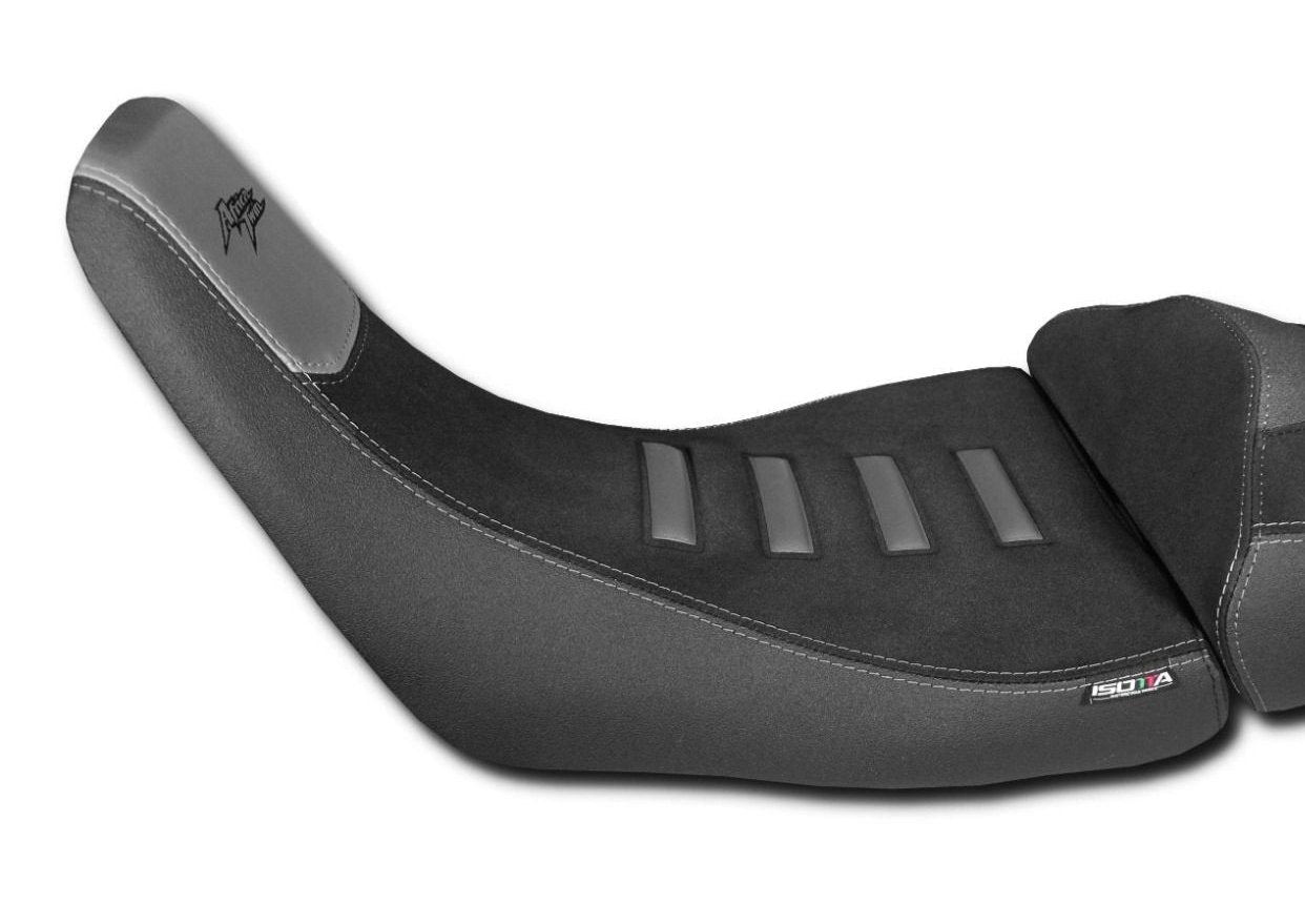 Isotta Comfort Riders Seat - Lowered | Black/Grey | Honda Africa Twin CRF1100L (incl. Adventure Sport) 2020>Current - Shop name