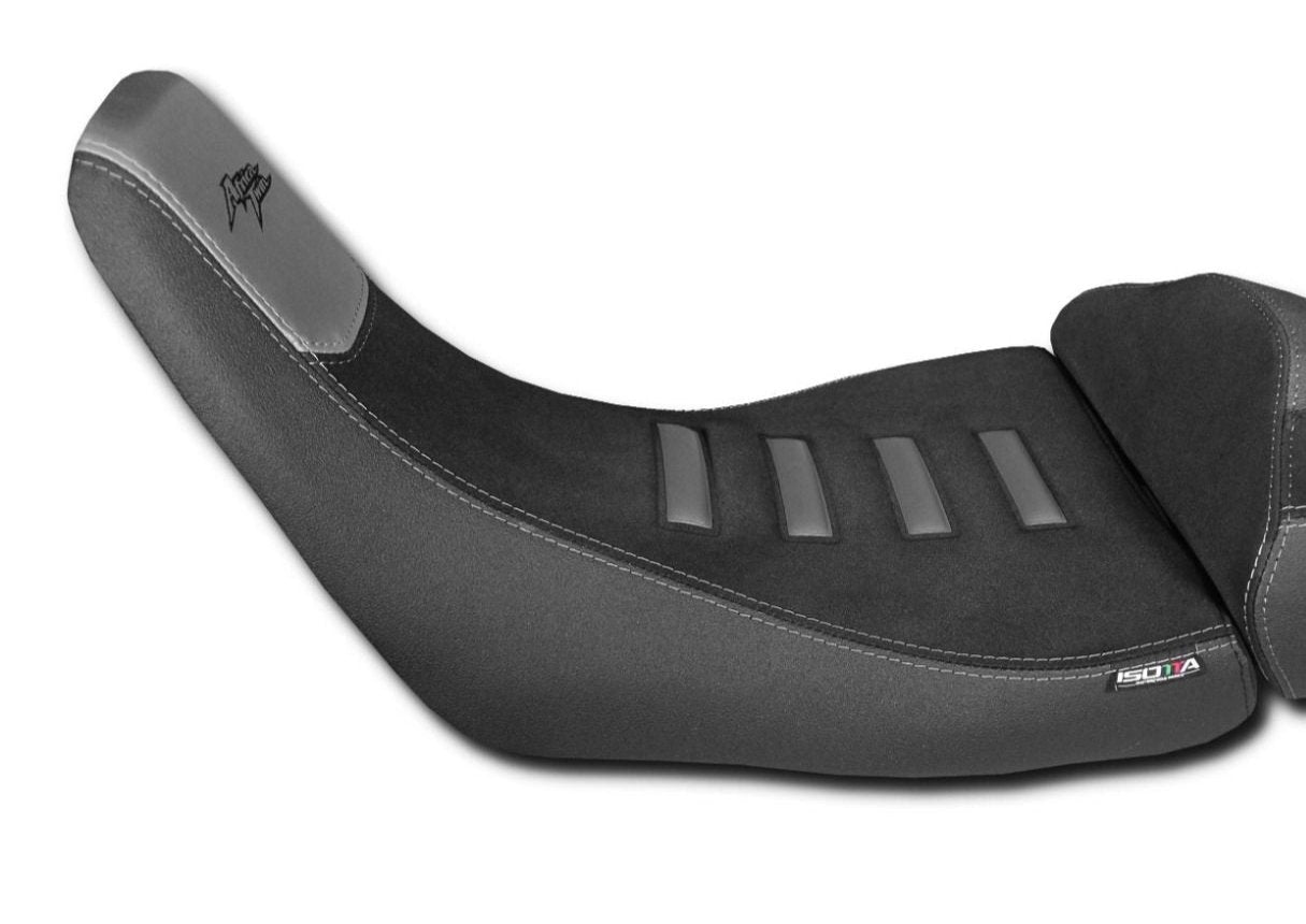Isotta Comfort Riders Seat - Raised | Black/Grey | Honda Africa Twin CRF1100L (incl. Adventure Sport) 2020>Current - Shop name
