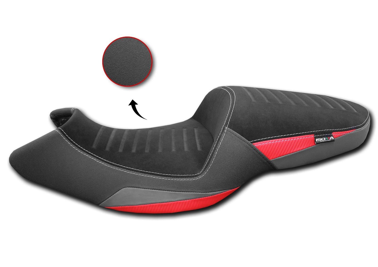 Isotta Comfort Lowered Riders Seat | Red | BMW F 900 R/XR - Pyramid Motorcycle Accessories