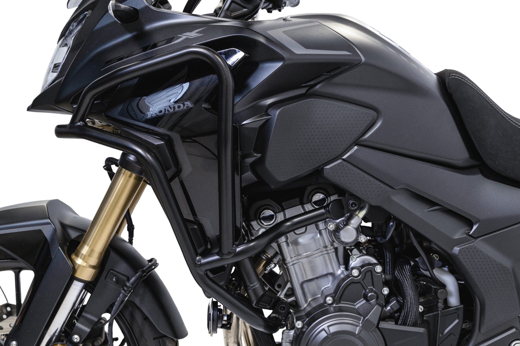 Isotta Crash Protection Bars | Black | Honda CB 500 X 2019>2024 - Shop name