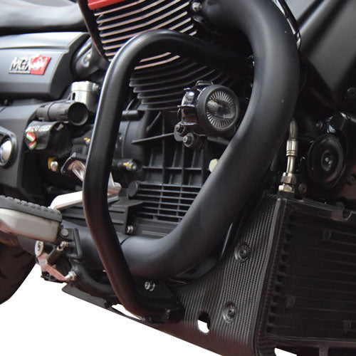 Isotta Lower Crash Protection Bars | Black | Moto Guzzi MGX-21 2016>2020 - Shop name