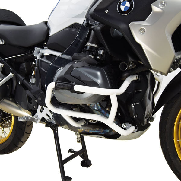Isotta Lower Crash Protection Bars | White | BMW R 1250 GS 2019>2023 - Shop name