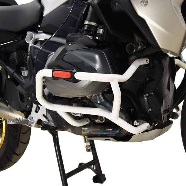 Isotta Lower Crash Protection Bars | White | BMW R 1250 GS 2019>2023 - Shop name