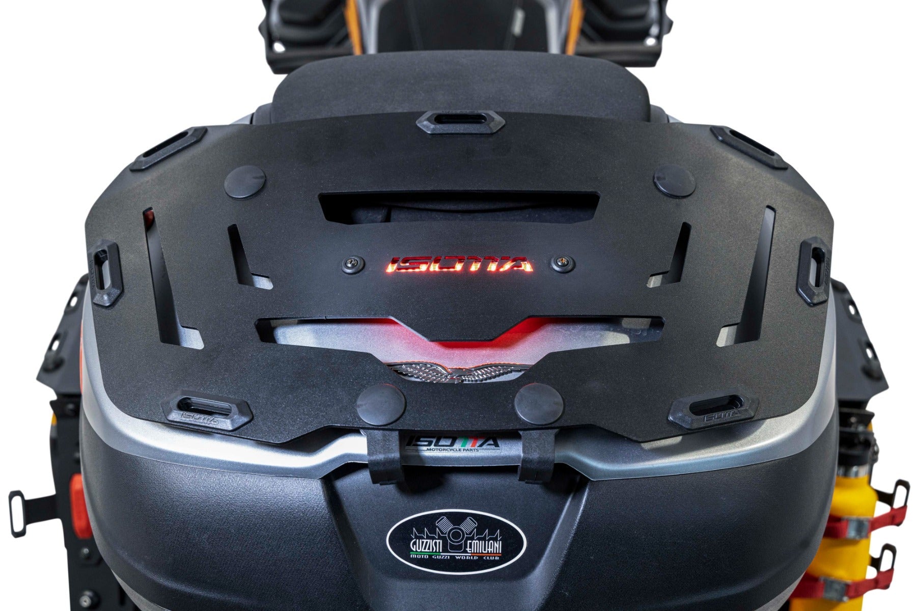 Isotta Luggage Rack | Black | Moto Guzzi Stelvio 2024 - Shop name