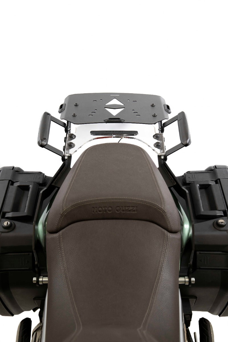 Isotta Luggage Rack | Black | Moto Guzzi V100 Mandello S 2023>2024 - Shop name