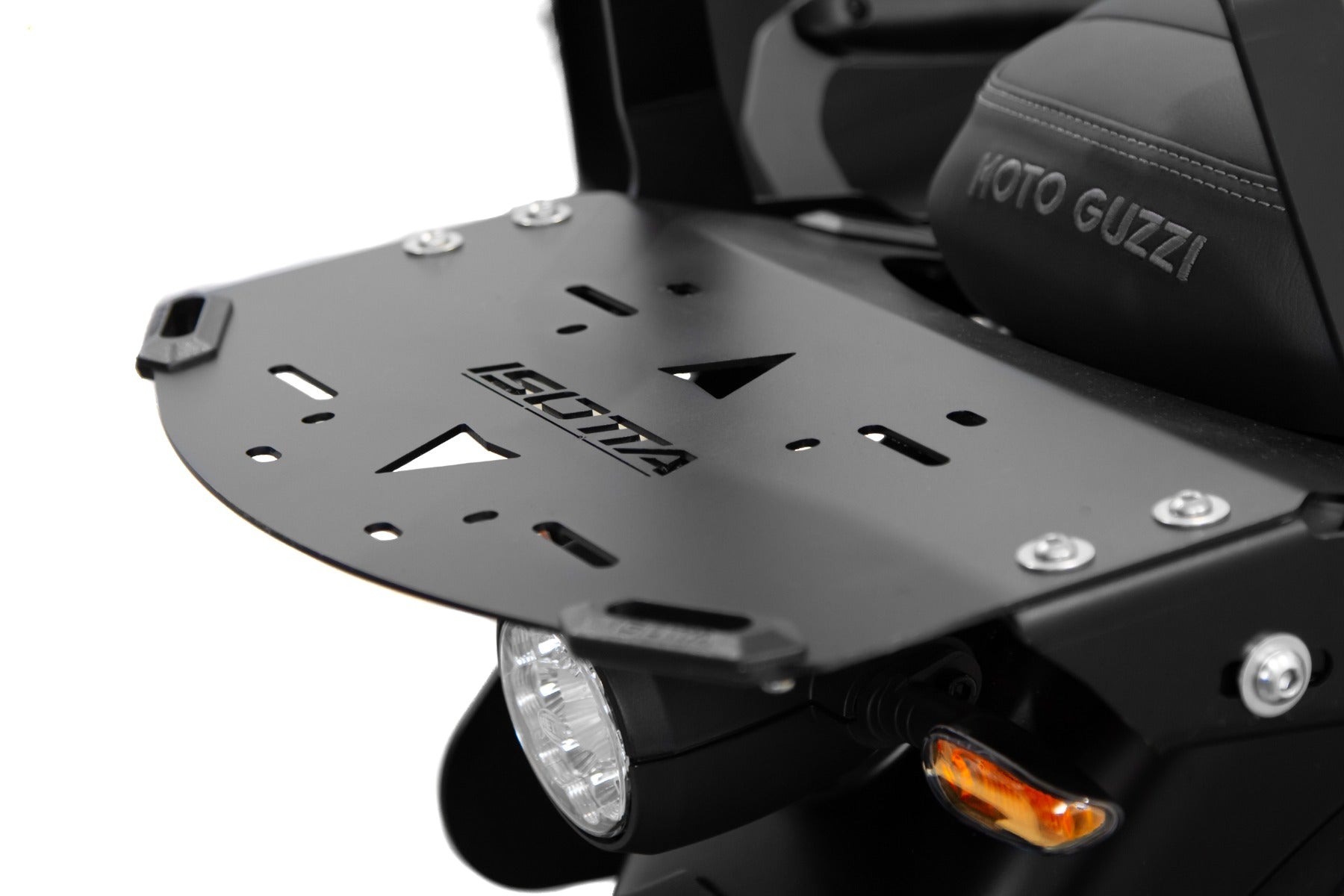 Isotta Luggage Rack | Black | Moto Guzzi V7 Stone Centenario 2021>2022 - Shop name
