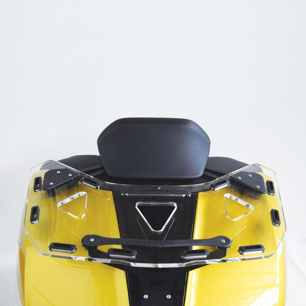Isotta Luggage Rack For Top Box - Plexiglass With LEDs| Clear | BMW K 1600 Grand America 2017>2024 - Shop name