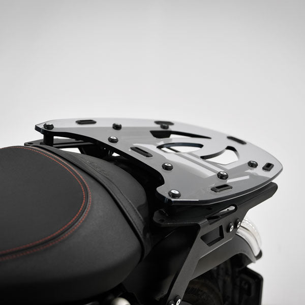 Isotta Luggage Rack - Plexiglass | Light Smoke | Moto Guzzi Audace 2017>2020 - Shop name