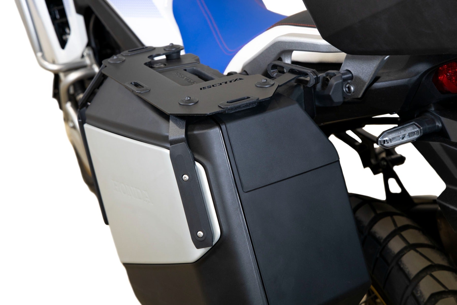 Isotta Luggage Racks For Panniers | Black | Honda NT1100 2022>2024 - Shop name