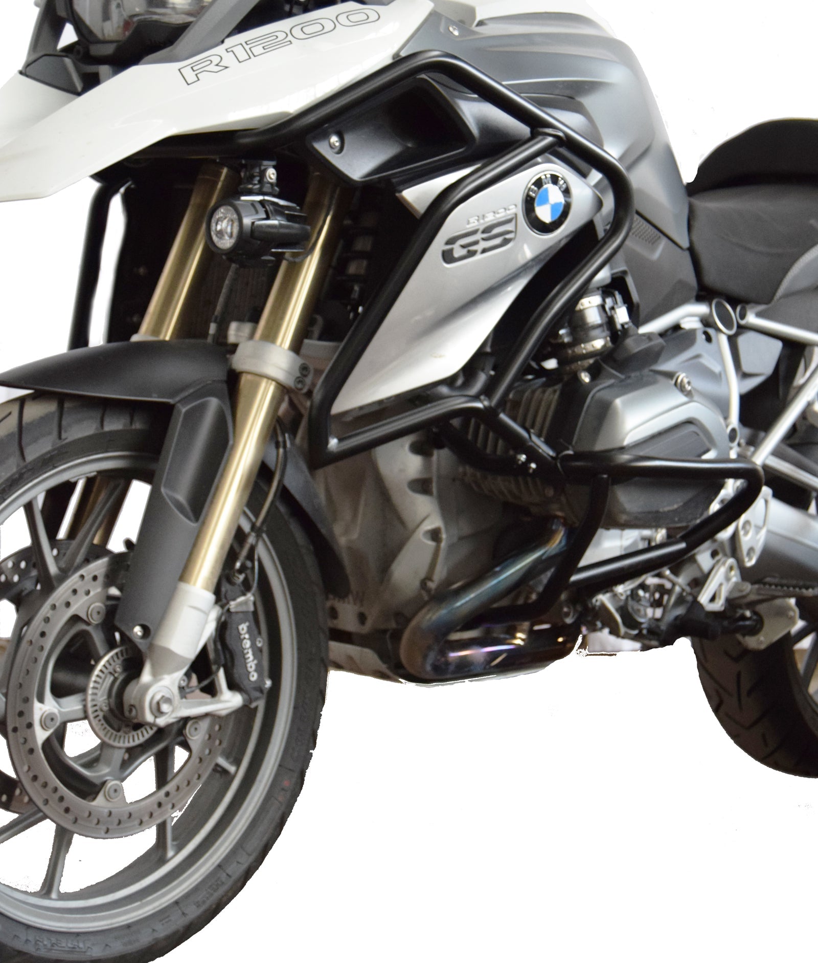 Isotta Upper Crash Protection Bars | Black | BMW R 1200 GS 2013>2018 - Shop name