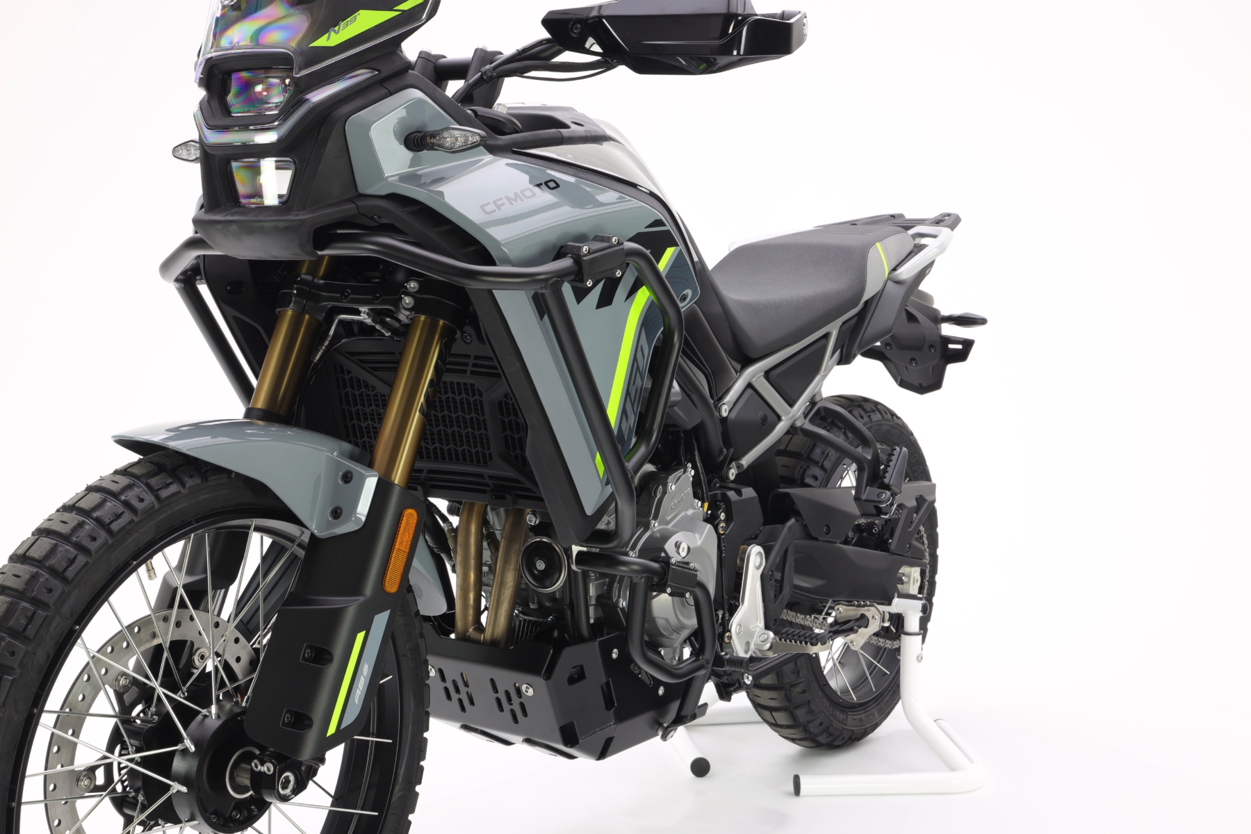 Isotta Upper Crash Protection Bars | Black | CFMoto 450 MT 2024>Current - Shop name