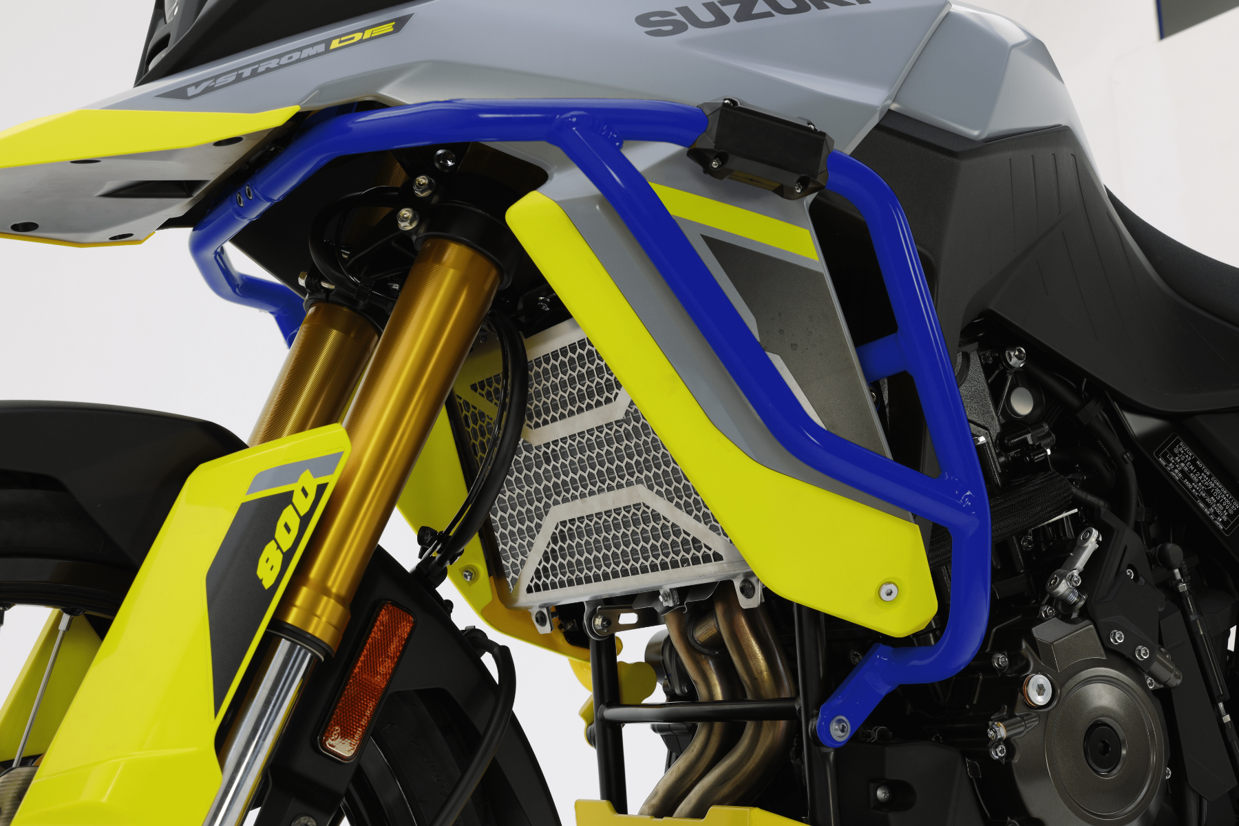 Isotta Upper Crash Protection Bars | Blue | Suzuki V-Strom 800DE 2023>Current - Shop name