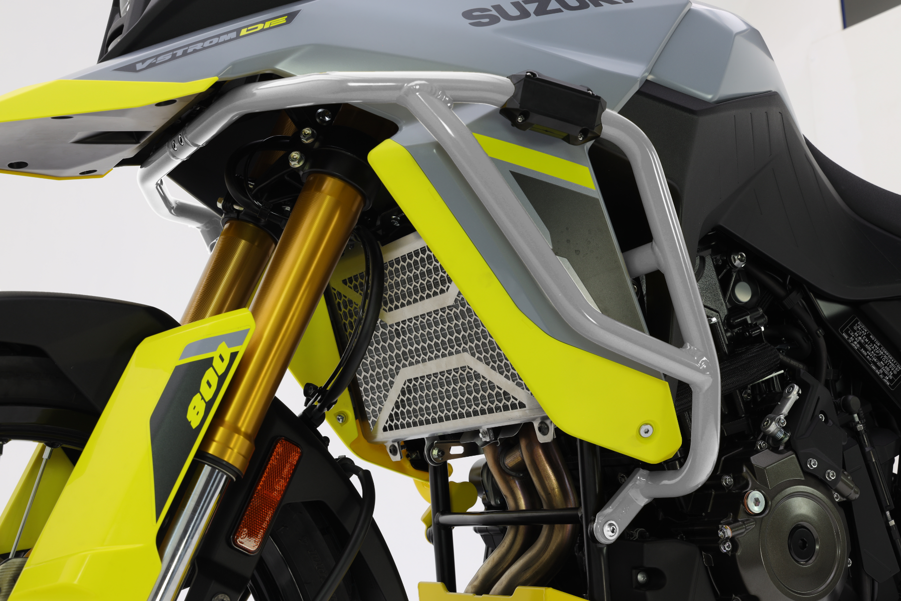 Isotta Upper Crash Protection Bars | Grey | Suzuki V-Strom 800DE 2023>Current - Shop name