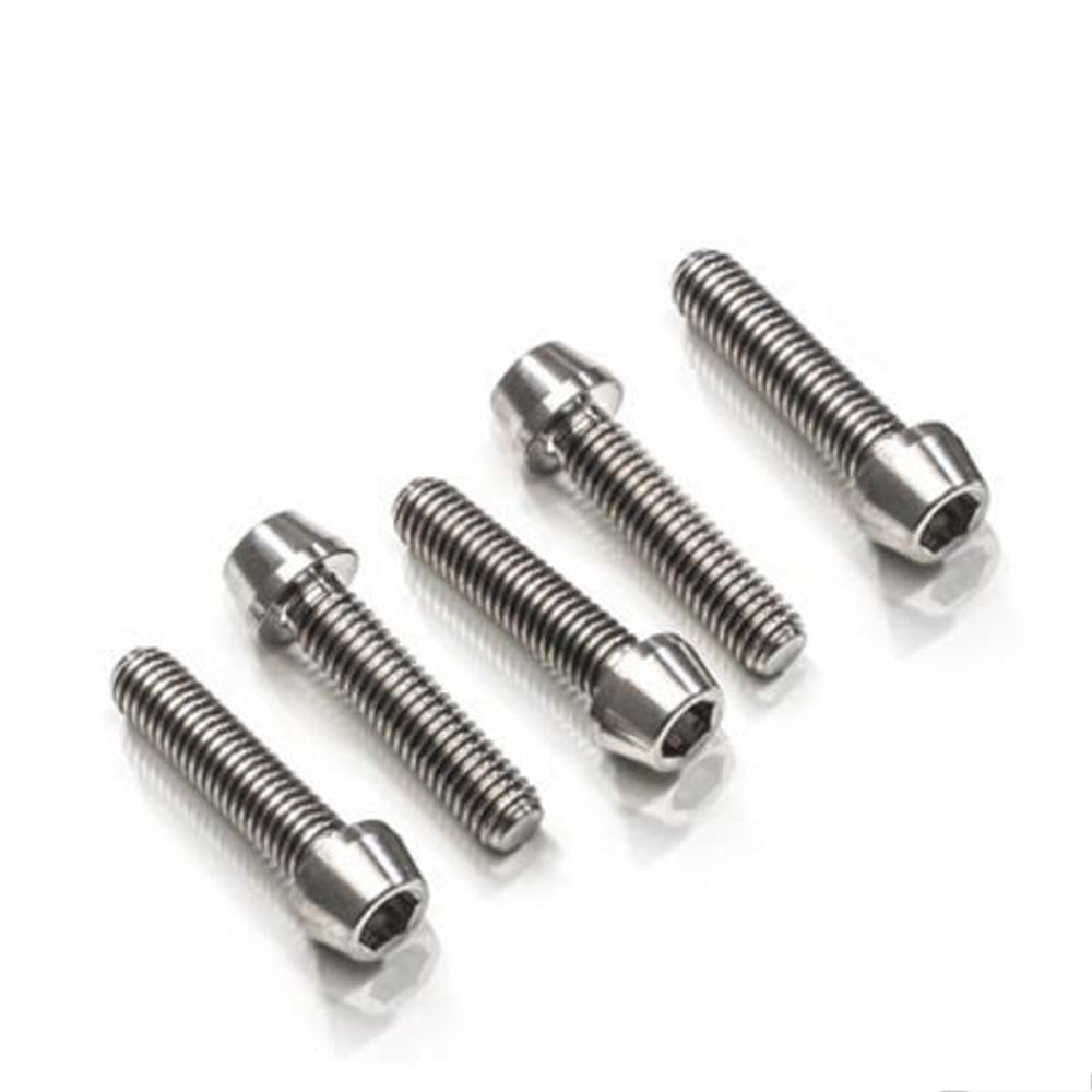 CNC Racing Screws Top Triple Clamp M6x30/M8x30 (4/1 pcs) - Titanium - Shop name