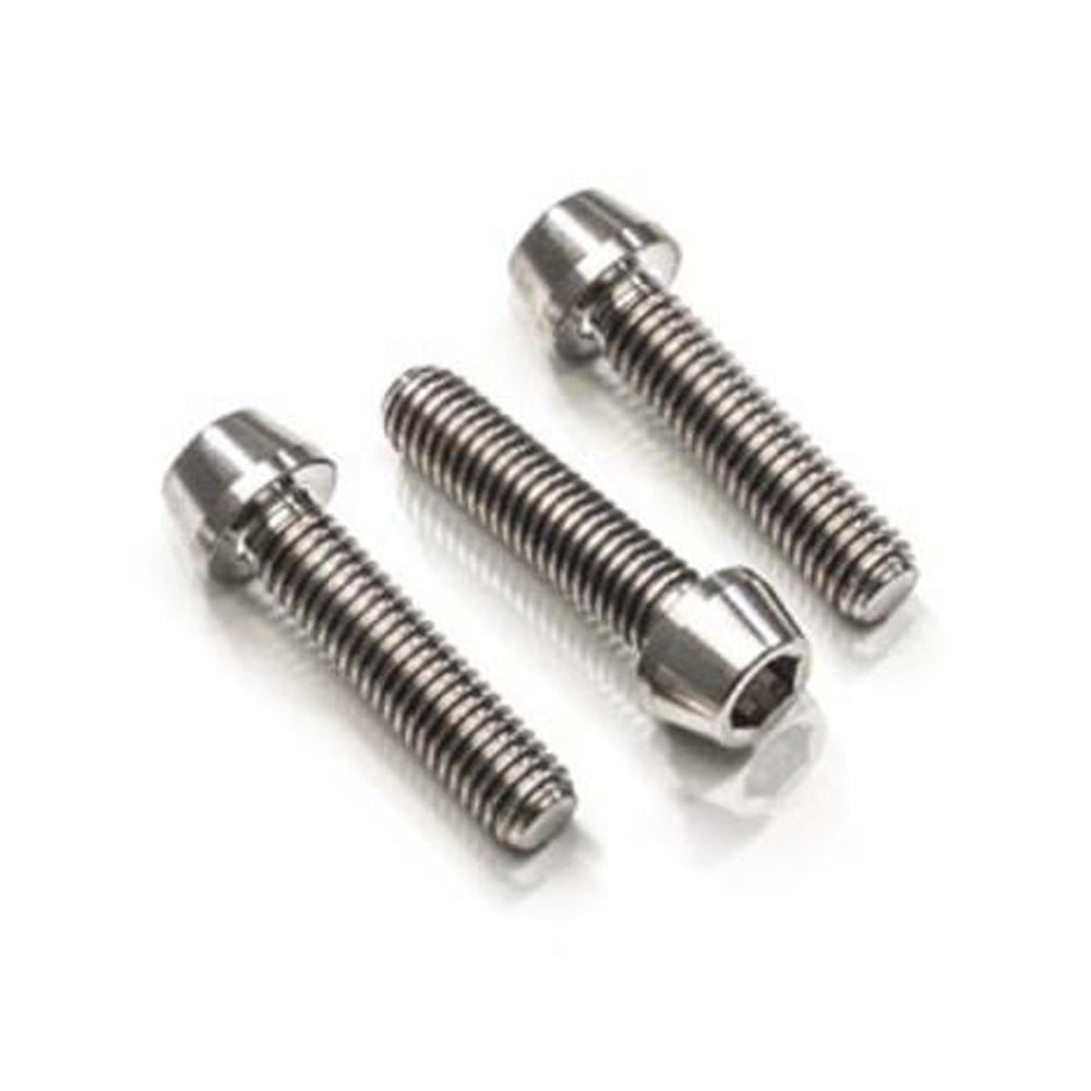 CNC Racing Bolt Kit Clutch Slave Cylinder M6x30 (3 pcs) - Titanium - Pyramid Motorcycle Accessories